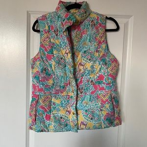 Lily Pulitzer Puff Vest. MEDIUM